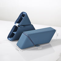 Thumbnail for Dark Blue Transforming Silicone Pencil Case - Stand-Up Pen Holder & Stationery Organizer