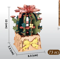 Thumbnail for DIY 3D Wooden Cactus Puzzle Toy - Colorful Kids' Craft Set