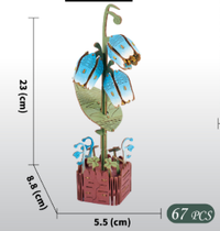 Thumbnail for lily Of The Valley DIY 3D Wooden Flower Puzzle Toy - Educational Kids' Assembly Set