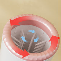 Thumbnail for Blue Portable Dog Paw Cleaner - Gentle Silicone Pet Foot Washer Cup for Muddy Paws