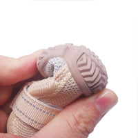 Thumbnail for 1# Khaki Breathable Woven Dog Shoes for Small to Medium Dogs - Non-Slip, Durable, Anti-Dirty Paw Protectors