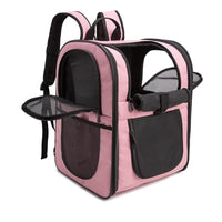 Thumbnail for Pink Breathable Comfort Pet Travel Backpack