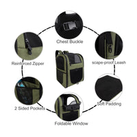 Thumbnail for Pink Breathable Comfort Pet Travel Backpack