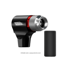 Thumbnail for Black Portable CO2 Bike Tire Inflator with Nozzle - Quick Inflation for Road and Mountain Bikes