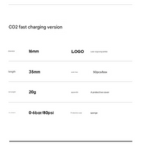 Thumbnail for Red Portable CO2 Bike Tire Inflator with Nozzle - Quick Inflation for Road and Mountain Bikes