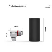 Thumbnail for Red Portable CO2 Bike Tire Inflator with Nozzle - Quick Inflation for Road and Mountain Bikes