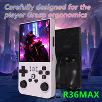 Thumbnail for R36MAX Handheld Retro Game Console - 4.0 IPS Screen Open Source Linux 4000mAh Battery 30+ Emulators(white)