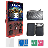 Thumbnail for R36MAX Handheld Retro Game Console - 4.0 IPS Screen Open Source Linux 4000mAh Battery 30+ Emulators(red)