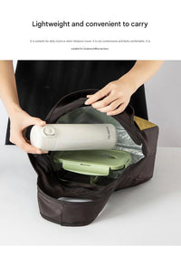 Thumbnail for Insulated Lunch Tote Bag - Large Capacity, Multi-Pocket, Waterproof & Stain-Resistant Lining(blue)