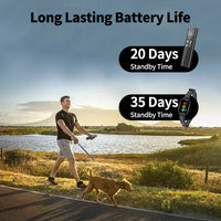 Thumbnail for Rechargeable Dog Training Collar with Remote - 2600ft Range, 3 Modes(black)
