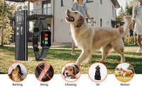 Thumbnail for Rechargeable Dog Training Collar with Remote - 2600ft Range, 3 Modes(black)
