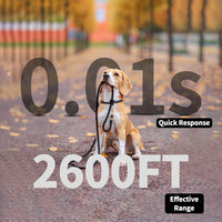 Thumbnail for Rechargeable Dog Training Collar with Remote - 2600ft Range, 3 Modes(black)