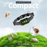 Thumbnail for Rechargeable Dog Training Collar with Remote - 2600ft Range, 3 Modes(black)