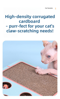 Thumbnail for Whack-A-Mole Cat Toy (Plush Mole & 5 Hole) - Interactive Puzzle Box
