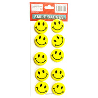 Thumbnail for Smiley face badges - Large 5.5cm